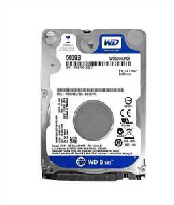 Asli, Hard Drive Mobile biru asli-kelas 500GB 5400 RPM, SATA 6 Gb/s, 16MB Cache, 2.5 " - WD5000LPCX - Product Image 1