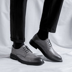 Zapatos Formales de Negocios de Lujo Hechos a Mano en Cuero Suave y Cómodo de Estilo Italiano, Zapatos de Boda de Alta Calidad, Tendencia de Moda, Flexibles - Product Image 5