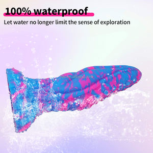 SacKnove Silicone liquide dégradé de couleur vissage gros cul <span class=keywords><strong>Fist</strong></span> perles anales pénis extraterrestre jouet sexuel monstre godes pour femmes Gay - Product Image 5