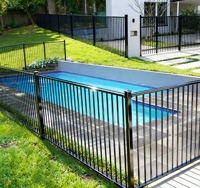 Clôture de piscine en aluminium sur mesure, anti-rouille, clôture de sécurité pour piscine, pour projet de villa résidentielle ou de jardin