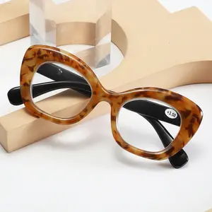 2024 New Spring Hinge Reading Glasses European And American Fashionable Personalized Reading Glasses For The Elderly