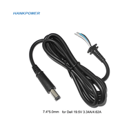 Câble d'alimentation DC 4,5x3,0 mm 4,5*3,0 MM pour chargeur d'ordinateur portable Dell Ultrabook, alimentation, cordon DC