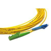 Kabel Patch serat optik simpleks Mode tunggal kualitas tinggi kabel Patch serat optik nol asap rendah Halogen E2000/APC-LC/PC