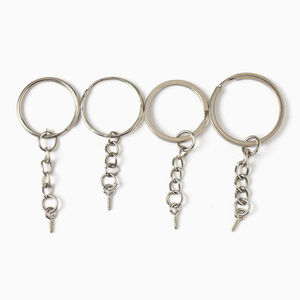 Attaches <span class=keywords><strong>à</strong></span> vis en métal pour porte-clés, accessoires de jouets, porte-clés en métal en gros, attaches <span class=keywords><strong>à</strong></span> vis <span class=keywords><strong>à</strong></span> boucle <span class=keywords><strong>ouverte</strong></span> pour bijoux et artisanat, vente en gros - Product Image 3