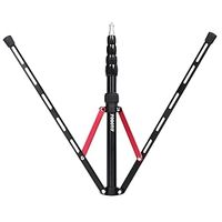 Fosoto Aluminium 1/4 Vis Photographique LED Anneau Lumière Stand Portable DSLR Caméra Trépied avec Sac de Transport