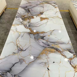 Chinese Manufacturer 1220x2440mm 3mm Pvc Marble <strong>Sheet</strong> <strong>Uv</strong> Coating Wall Panel <strong>Sheet</strong> - Product Image 4