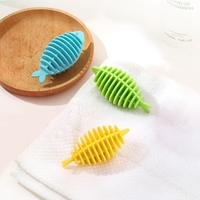 Boules de lavage réutilisables FF5293 en plastique anti-nœuds pour sèche-linge, agitateur de lave-linge, attrape-cheveux, boule de lavage