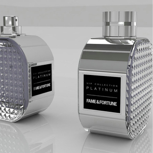 Targhetta in metallo in lega di zinco e oro personalizzata 3D Logo in rilievo per bottiglia di profumo di moda tecnica dipinta adesivo per etichette - Product Image 5