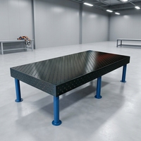 Plateforme de soudage 3D robuste en acier nitrué trempé pour l'ingénierie aérospatiale et les travaux de précision