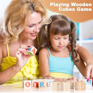Bloques de madera para niños, juguete educativo apilable, color madera natural, material de pino, edad de 2 a 4 años - Product Image 4