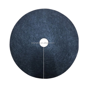Anneau de paillis pour arbres non tissé, protecteur de racines d'arbres biodégradable, tapis réutilisable pour barrière contre les mauvaises herbes des arbres, <span class=keywords><strong>feutre</strong></span> non tissé - Product Image 6