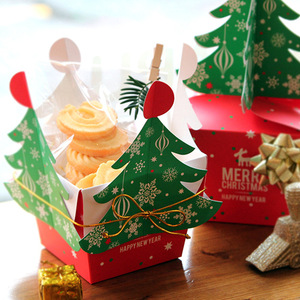 <b>Christmas</b> <b>Tree</b> Gift <b>Boxes</b> with Pop-Up Paper <b>Christmas</b> <b>Trees</b> Holiday Treat Favor Container for Kids Baby Gift Festival Decoration - Product Image 6