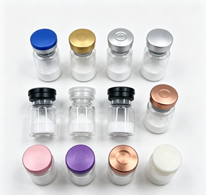 Factory Supply Empty Transparent Glass Vials 3ml 5ml 10ml For Cosmetic Freeze Dried Powder Bulk Custom Color Printing Quick Ship - Product Image 4