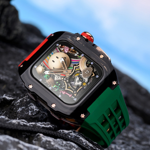 Kit Mod di Lusso con Custodia Trasparente per Apple <span class=keywords><strong>Watch</strong></span> Serie <span class=keywords><strong>Ultra</strong></span> 3 2 1, Custodia Trasparente per Apple <span class=keywords><strong>Watch</strong></span> <span class=keywords><strong>Ultra</strong></span> 45mm, Kit Mod e Cinturini per Orologi - Product Image 4