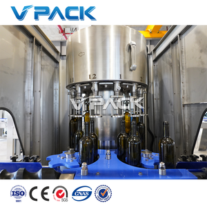 Ligne d'embouteillage de vin <span class=keywords><strong>rouge</strong></span> de type linéaire / <span class=keywords><strong>Bouteille</strong></span> en verre de 750 ml 18 rinçages 12 remplissements et machine de bouchage à bouchon unique pour le remplissage de vin - Product Image 2