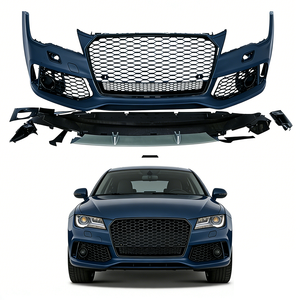 Conjunto de Parachoques Delantero para Auto A7 S7 C7 C7.5, Estilo RS7 4G, Kits de Carrocería con Rejilla de Panal para Audi A7 S7 C7 C7.5 2009-2018 - Product Image 1