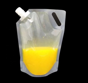 250Ml 1000Ml 5L Cấp Thực Phẩm Rõ Ràng Túi Nhựa Có Tay Cầm Spout Bag Nhiệt Độ Cao Hot Lỏng Bao Bì Thực Phẩm Túi Xách - Product Image 1