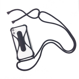 Funda de silicona universal con soporte plegable y correa cruzada para <span class=keywords><strong>iPhone</strong></span> 17 16 15 14 13 Pro Max - Product Image 5