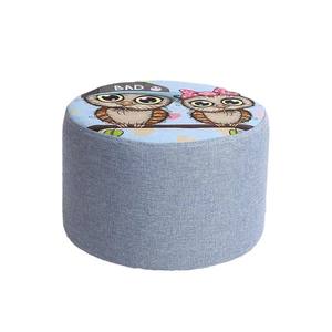 Creative Fruit Printed Round <b>Stool</b> With Wooden Legs For Home Bedroom Living Room Kids Adults Elderly Use - Product Image 5