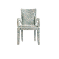Chaises de salle à manger en tissu classiques de luxe italiennes, de conception nouvelle, pour la décoration de villas et de restaurants, différentes des chaises de salle à manger royales