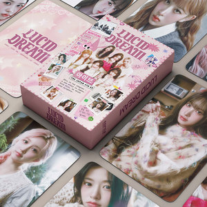 Spot 55 IVE Small <span class=keywords><strong>Cafu</strong></span> Day Special 4TH EP LUCID DREAM Carte KPOP Peripherique LOMO Papier couché Design moderne et épuré - Product Image 1