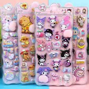 Pegatinas 3D Personalizadas con Relieve, Estampado Dorado, Impermeables, Ecológicas, de PVC, con Dibujos Animados, Lindas y <span class=keywords><strong>Kawaii</strong></span> para Niños, Regalos Promocionales Económicos - Product Image 3