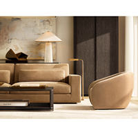 Mobilier d'intérieur design de luxe moderne tables basses rectangulaires en bois de salon pour la maison