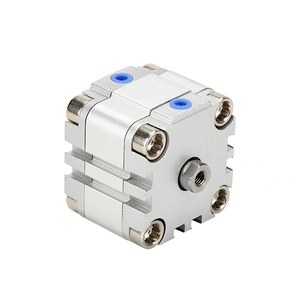 ADVU Series Festos type ISO 15552 <span class=keywords><strong>Double</strong></span> <span class=keywords><strong>tige</strong></span> à action 3 positions cylindre pneumatique à air cylindre pneumatique Compact et mince - Product Image 4