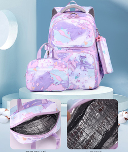 2025 mochilas Oxford thẩm mỹ bán buôn túi đi học cô gái mới nhất Vai Túi trẻ em ba lô và ăn trưa hộp bộ trường Túi - Product Image 4