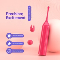 Hochfrequenter, leiser Vibrator für den internationalen Handel: Honigbohnen-Stick für weibliche G-Punkt- und Klitoris-Massage zur Erregerstimulation