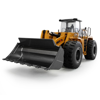 Camion bulldozer RC professionnel à 10 canaux 1/14 pour enfants