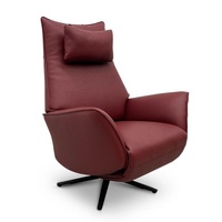 Canapé simple en cuir véritable Fauteuil électrique de loisirs pour chambre à coucher Salon multifonctionnel Salon paresseux