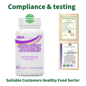 Cápsulas de Colágeno Veganas OEM 100% a Base de Plantas, Cumplen con la Normativa de la UE, Marca Vegana, Etiquetas Personalizadas Multilingües - Product Image 5