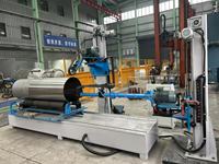 Machine de polissage haute précision pour surfaces intérieures et extérieures de réservoirs d'eau en acier inoxydable, avec moteur, facile à utiliser, vente chaude