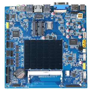 لوحة ام لجهاز كمبيوتر محمول itx انتل سيليرون J4125 4C/4T 2.0GHz DDR4 SODIMM ذاكرة 8GB للكمبيوتر الصناعي الصغير