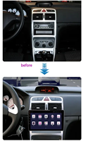 BQCC pour Peugeot 307 307CC 307SW 2002 - 2013 Autoradio Android 13 2 Din 9" Quad/Octa Core Carplay WIFI GPS Stéréo Voiture Mirrorlink