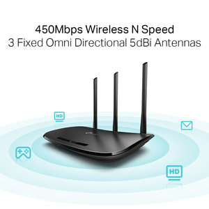 <span class=keywords><strong>Router</strong></span> Inalámbrico <span class=keywords><strong>TP</strong></span>-<span class=keywords><strong>LINK</strong></span> <span class=keywords><strong>TL</strong></span>-<span class=keywords><strong>WR940N</strong></span> 2.4G de Doble Antena, Alto Rendimiento, Penetración de Paredes, Uso Doméstico, Estándar Europeo - Product Image 3