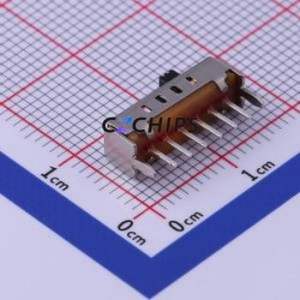 SS14D07L2B Slide Switch Through hole Component (THT) Switch Single Pole Four Throw Rectangle Pin Header PC Pin 14.6mm - Product Image 2