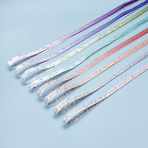 Lacets Plats et Durables à Motif Cachemire Réfléchissant de 8 mm de Largeur pour Chaussures Décontractées Type Af1 en Polyester - Product Image 4