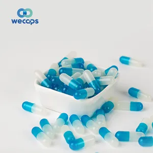 Wecaps Manufacturer Empty Pill Capsules Shells Calcium Carbonate Empty Capsules TiO2 Free Empty Capsule Shell