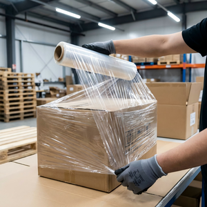 YD PACK High Performance LLDPE Hand Stretch Film Industrial <strong>Pallet</strong> <strong>Wrap</strong> Manual Packaging Clear Plastic <strong>Wrap</strong> Factory Direct - Product Image 2