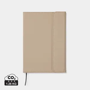 Quaderno A5 in PU certificato RCS, merchandising sostenibile - Product Image 1