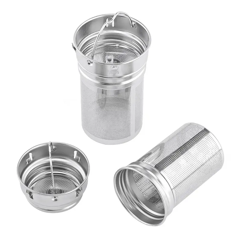 LMK218 accessoires de cuisine, verres réutilisables en acier inoxydable, infuseur à mailles, porte-filtre à café écologique, infuseur à thé, passoire à thé