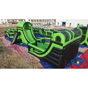 Parcours d'obstacles gonflable commercial pour adultes, château gonflable, maison de rebond, parcours d'obstacles gonflable extra-large pour enfants - Product Image 4