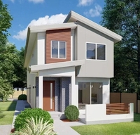 Petite Maison Préfabriquée 2 Étages Contemporain Plan de Maison Duplex avec 6 chambres