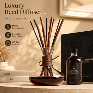 Difusor <span class=keywords><strong>de</strong></span> Aromas para el Hogar OEM <span class=keywords><strong>de</strong></span> 500 ml con Recipiente <span class=keywords><strong>de</strong></span> Vidrio Transparente y Caja <span class=keywords><strong>de</strong></span> Regalo - Product Image 1