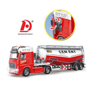 HUADA 2025 Fricción Transporte Coche Tanque <span class=keywords><strong>de</strong></span> cemento Camión <span class=keywords><strong>cisterna</strong></span> <span class=keywords><strong>de</strong></span> <span class=keywords><strong>agua</strong></span> <span class=keywords><strong>Juguete</strong></span> con sonido ligero - Product Image 2