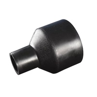 Raccord de Fusion bout à bout de tuyau PE haute pression coude à 90 degrés raccord de tuyau en plastique HDPE
