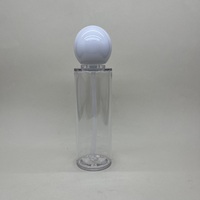 Flacon de fond de teint liquide à vente chaude de 50/120/150 ml avec bouchon sphérique, flacon d'essence cosmétique en PET, flacon de lotion en plastique à paroi épaisse