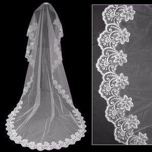 TEWAX Spaanse Stijl Kant Mantilla Vrouwen Hoofdbedekking Katholieke Sluier Bruiloft Sluier